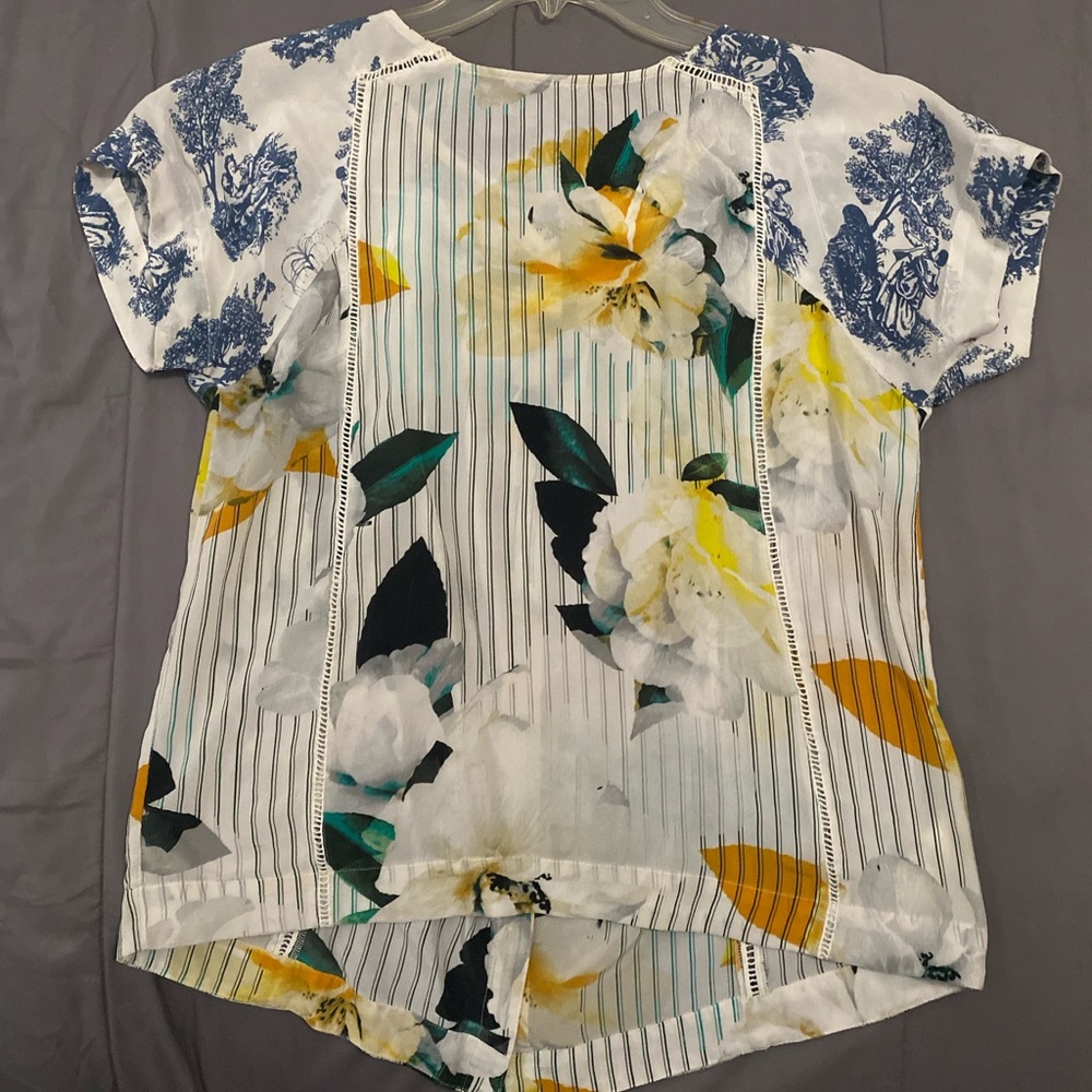 Anthropologie / Maeve Southern Silk Blouse
